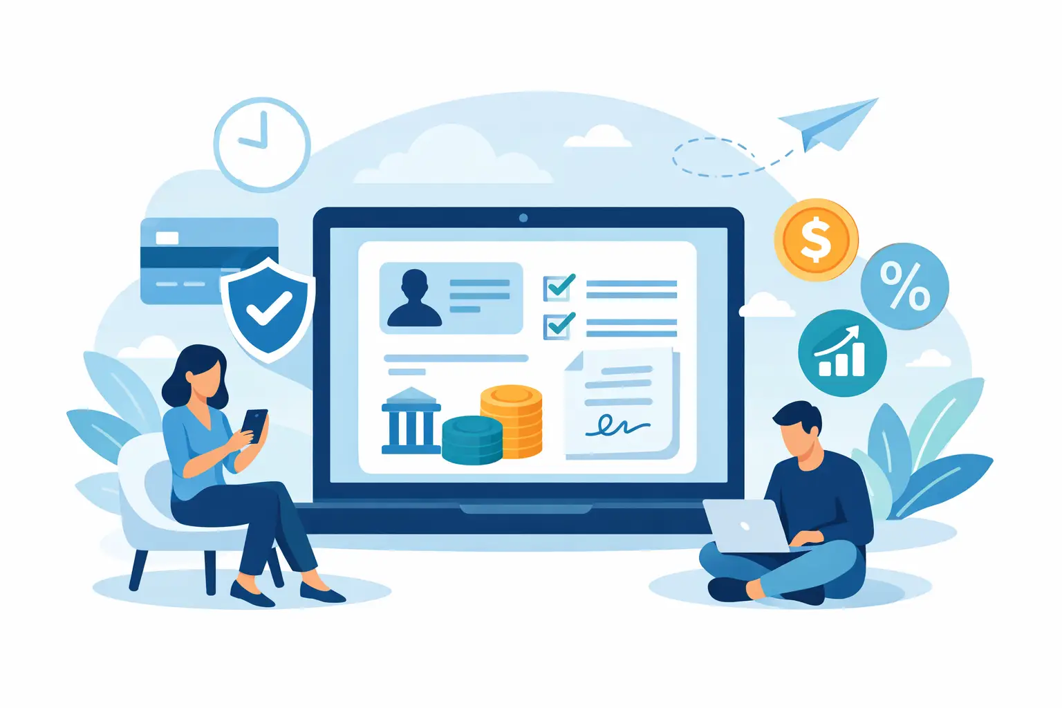 Online Finance Application in Minutes