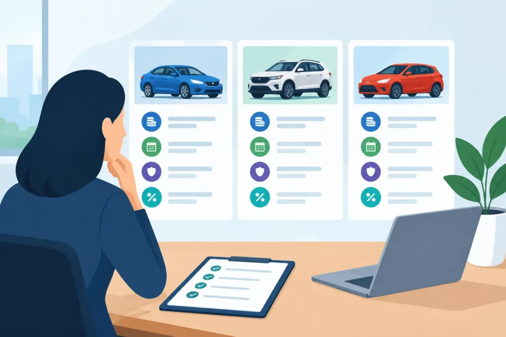 What a Hire Purchase Comparison Should Include